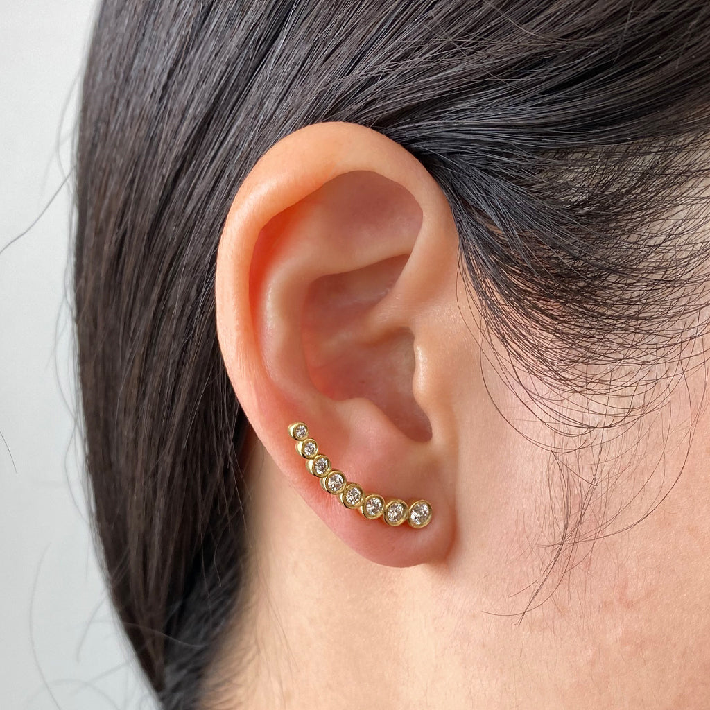 Earring in deals left ear woman