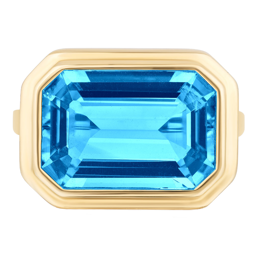 Blue Topaz Ring