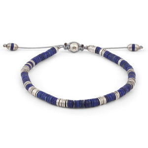 Lapis Disc Bracelet