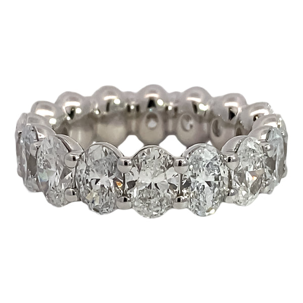 Lab Grown Oval  Diamond Eternity Band