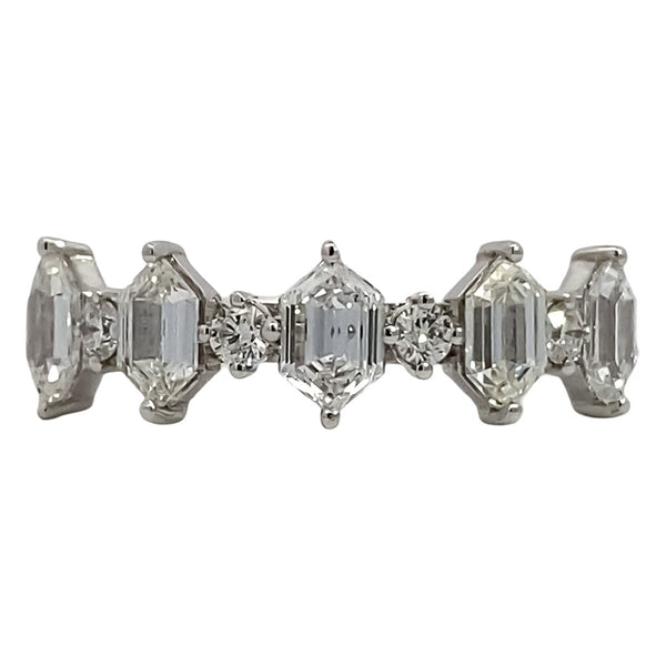 Mixed Shape Diamond Eternity Band