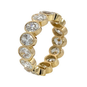 Oval Diamond Eternity Band