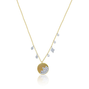 Scattered Diamond Necklace