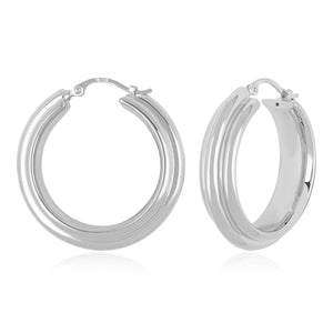 Triple Tube Hoop Earrings