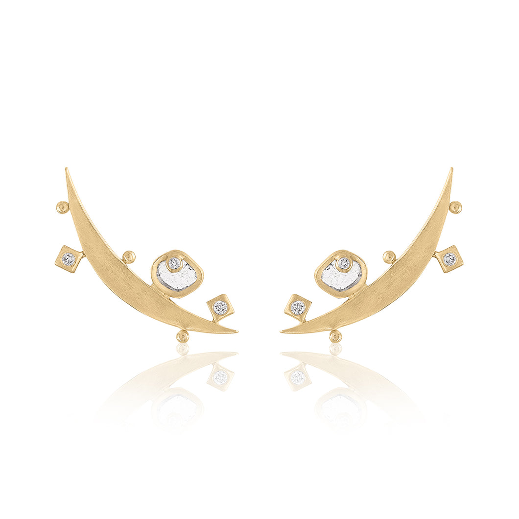 'Lunar' Climber Earrings