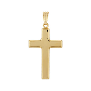 Polished Cross Pendant