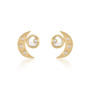 Lunar Stud Earrings