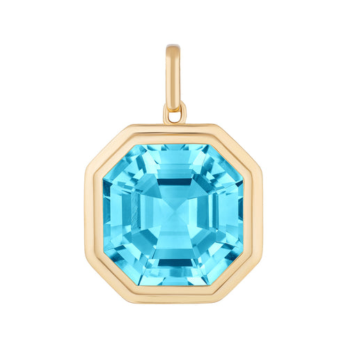 'Manhattan' Blue Topaz Pendant