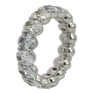 Lab Grown Oval  Diamond Eternity Band