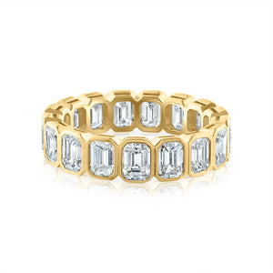 Emerald Cut Diamond Eternity Band