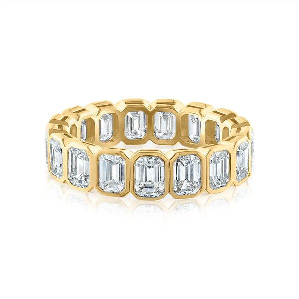 Emerald Cut Diamond Eternity Band