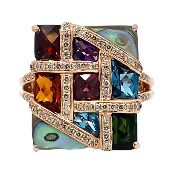 Semi Precious Stone Ring