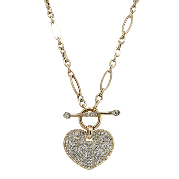 Toggle Heart Necklace