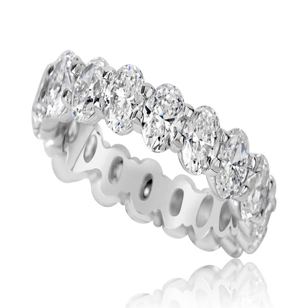 Oval Diamond Eternity Band