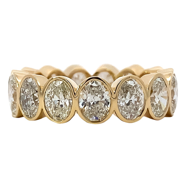 Oval Diamond Eternity Band