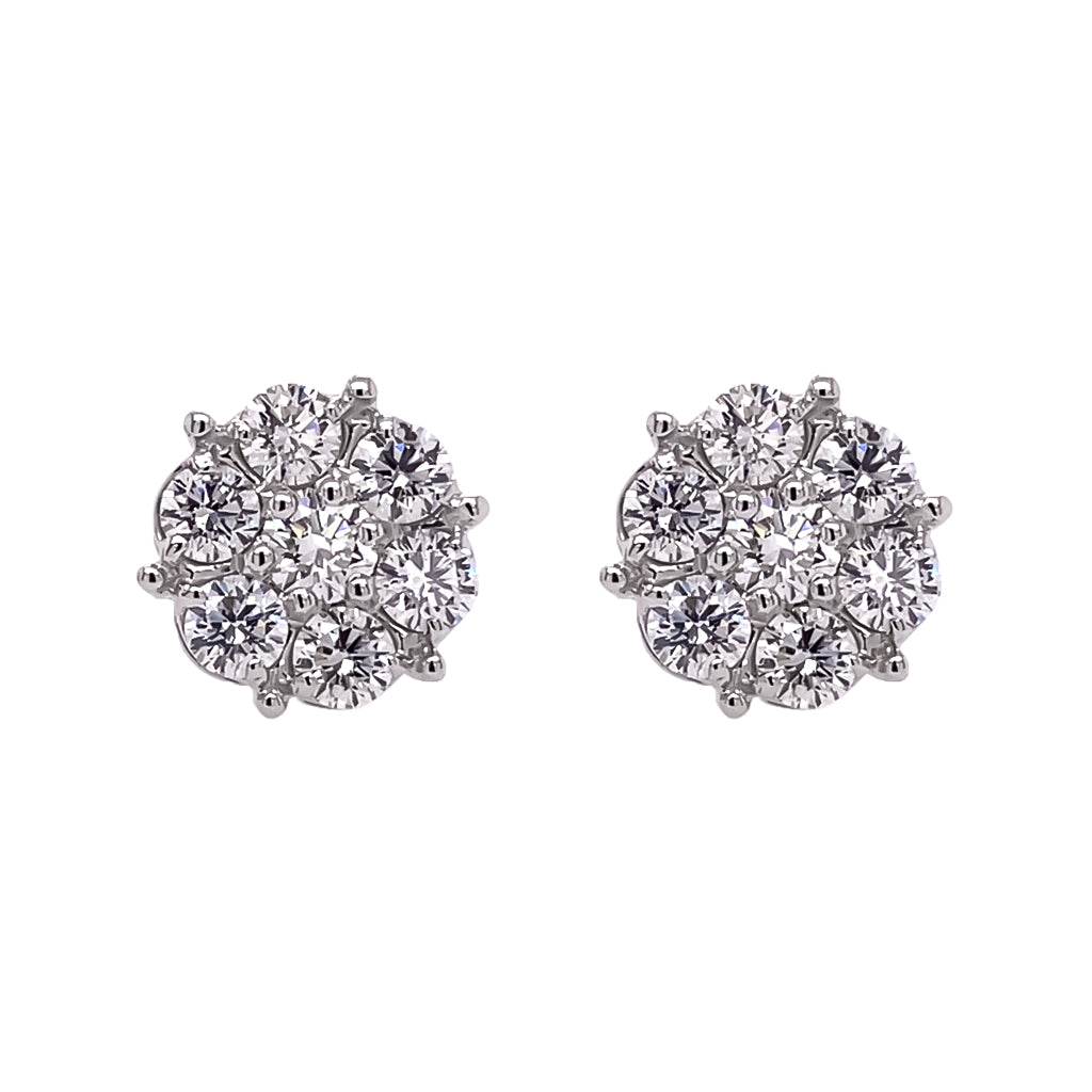 Medium Flower Cluster Earrings