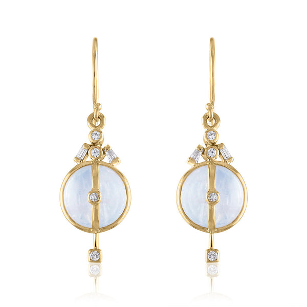 Moonstone Drop Earrings