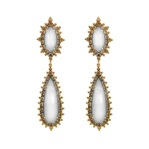 Moonstone Drop Earrings