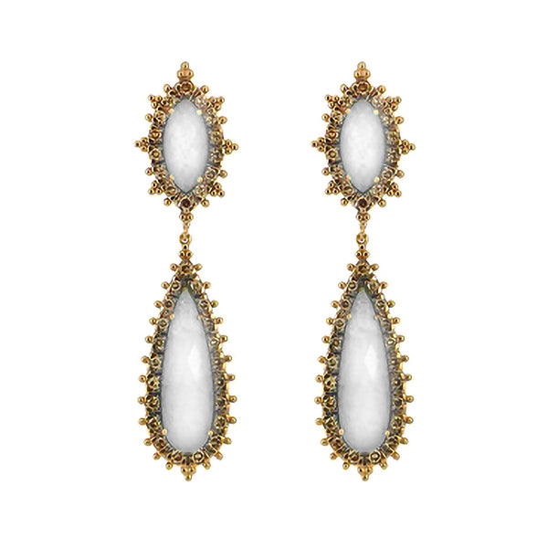 Moonstone Drop Earrings