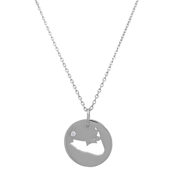 Nantucket Island Cutout Necklace