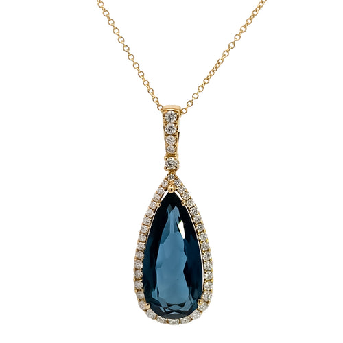 London Blue Topaz Penddant