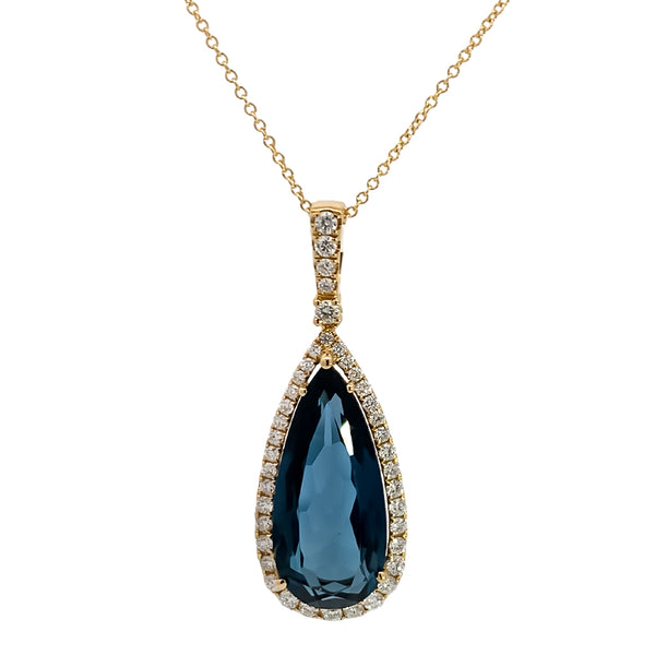 London Blue Topaz Penddant