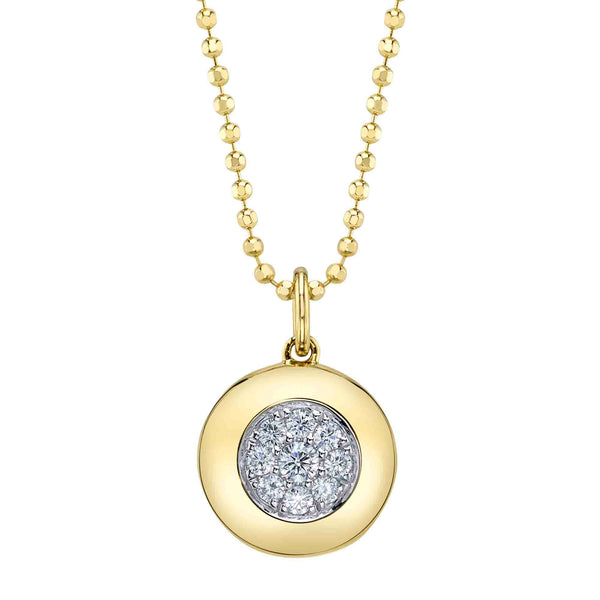 Bezel Diamond Necklace