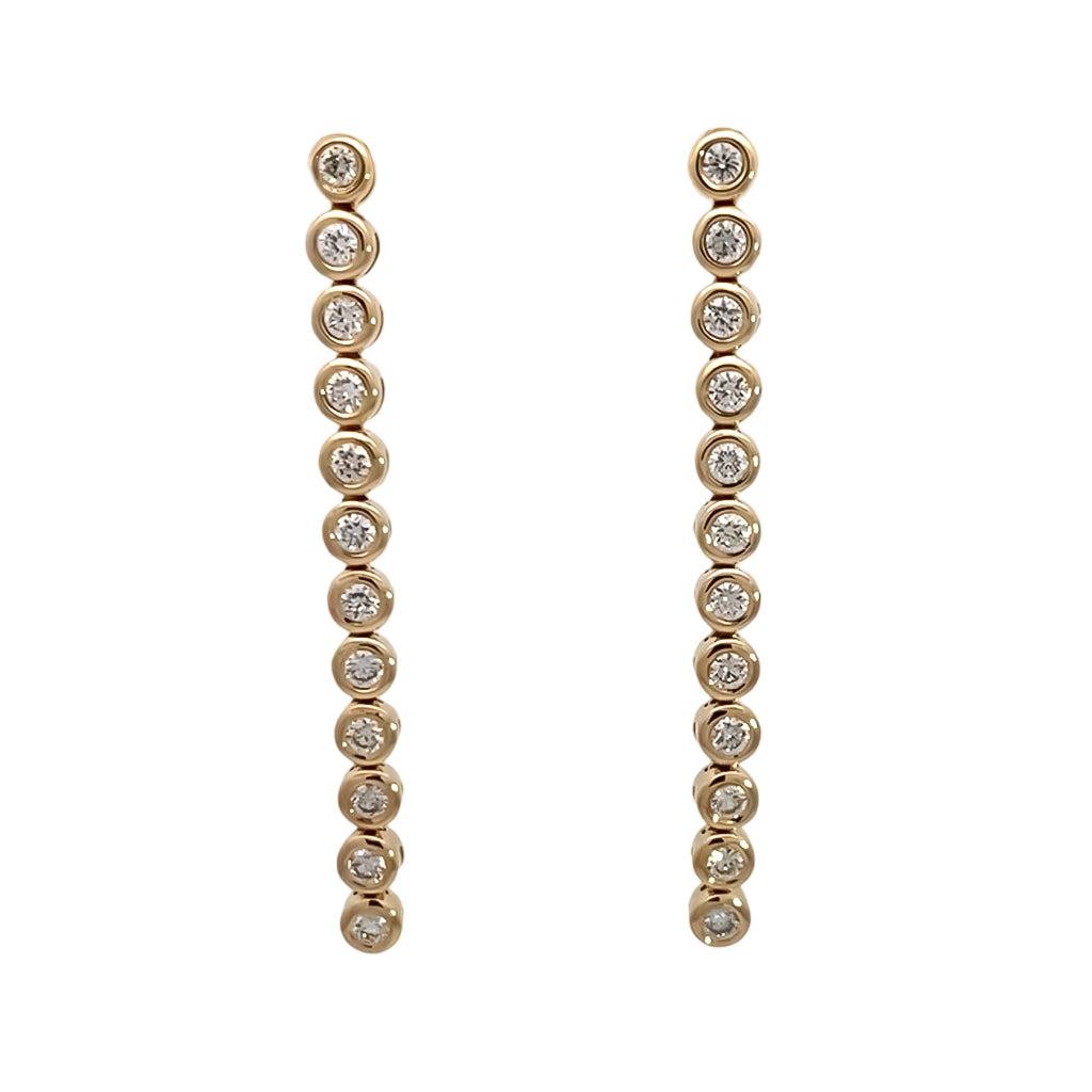 Diamond Line Earrings