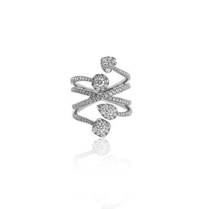 Quadruple Shape Band Ring