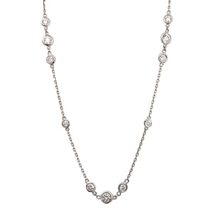 Diamond Station Necklace