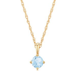 Blue Topaz Necklace