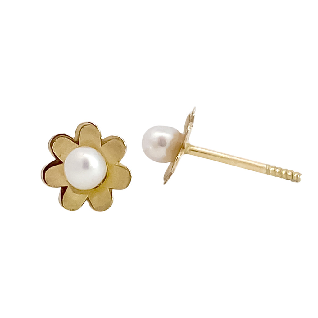 Pearl Flower Earring