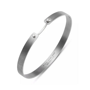 'His' 6mm Titanium Bangle