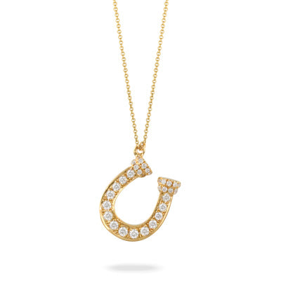 Diamond Horseshoe Necklace