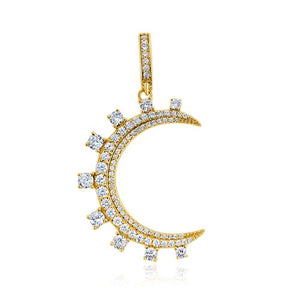 Diamond 'Magic Moon' Crescent Charm