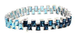 Ombre Blue Topaz Bracelet