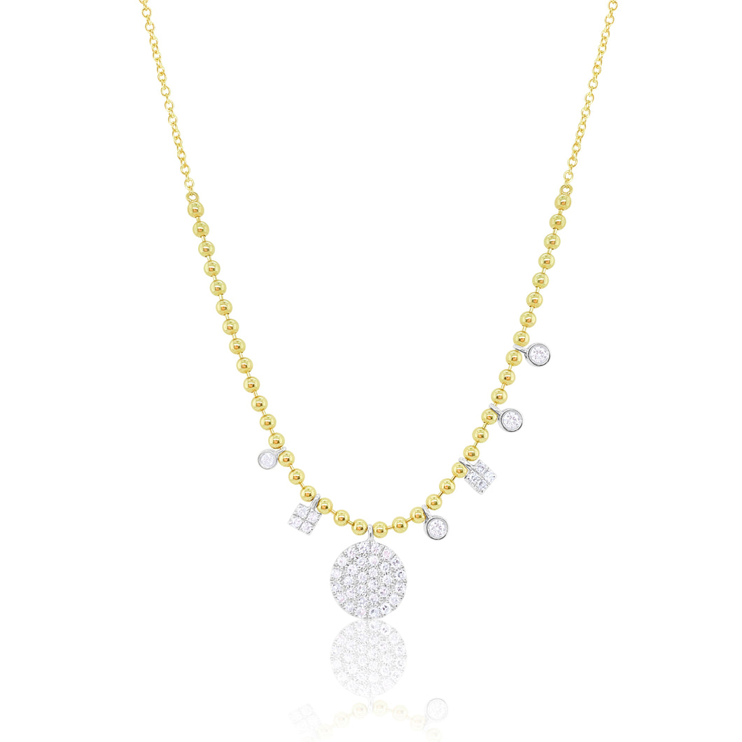 Mixed Shape Diamond Necklace