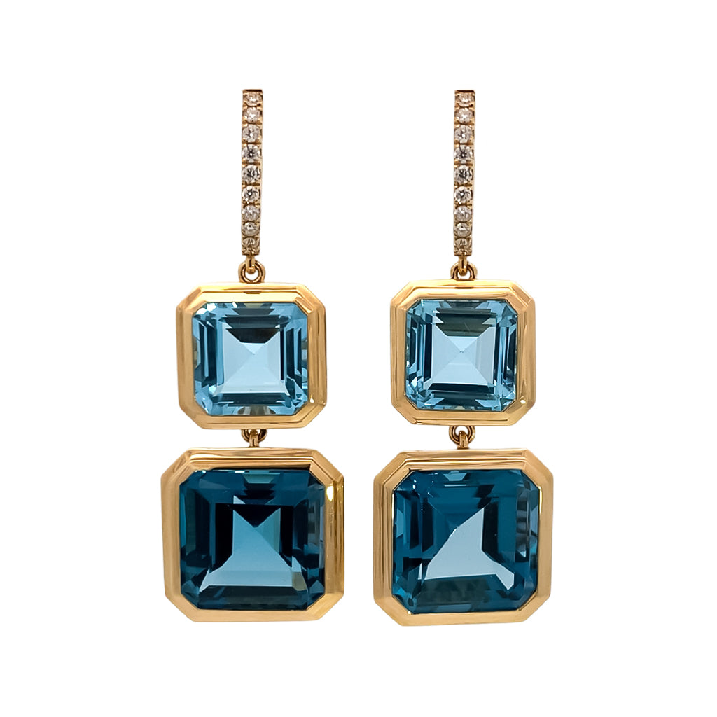 London Blue Topaz Earrings