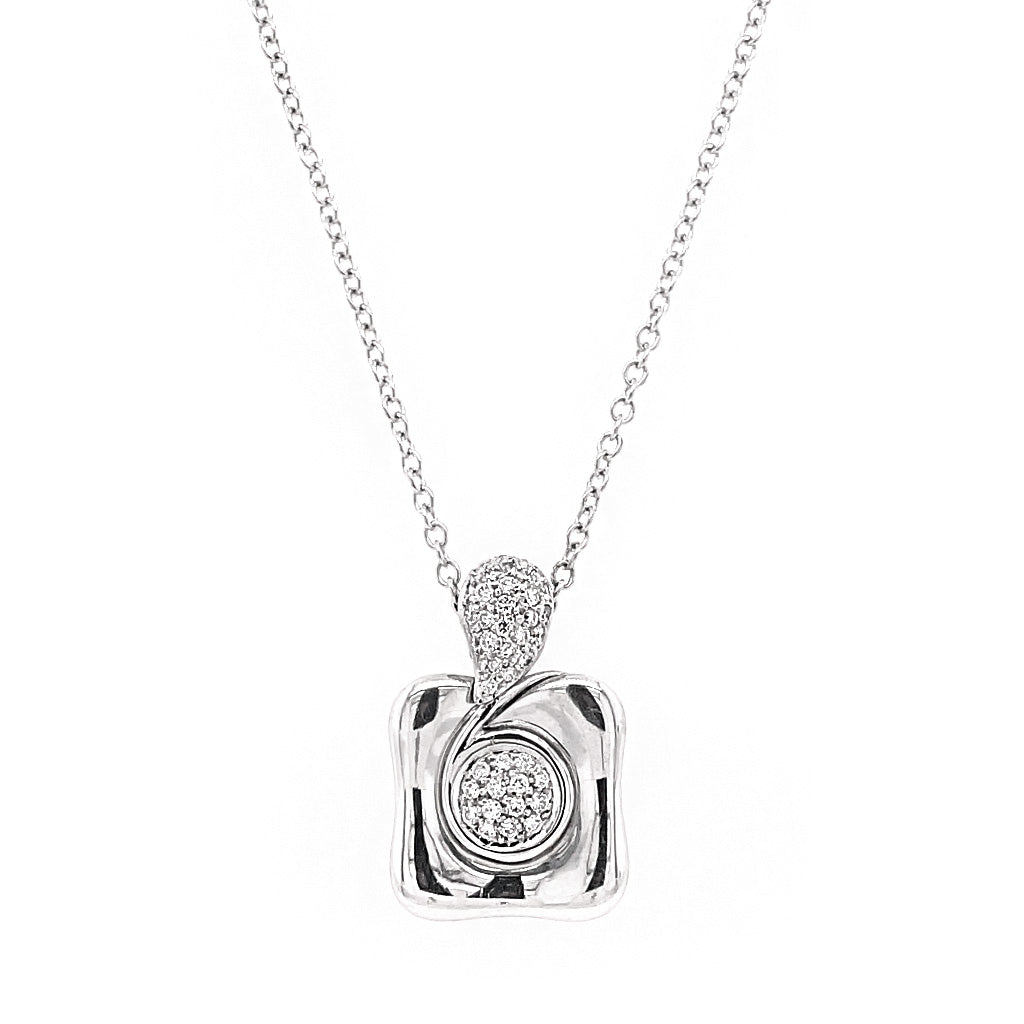 Diamond Center Pendant Necklace