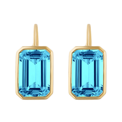 Blue Topaz Earrings