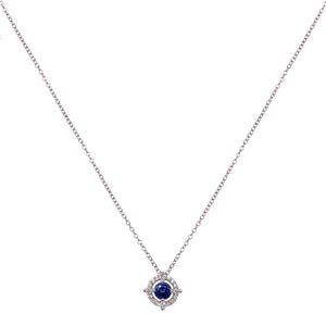 Floating Sapphire Necklace