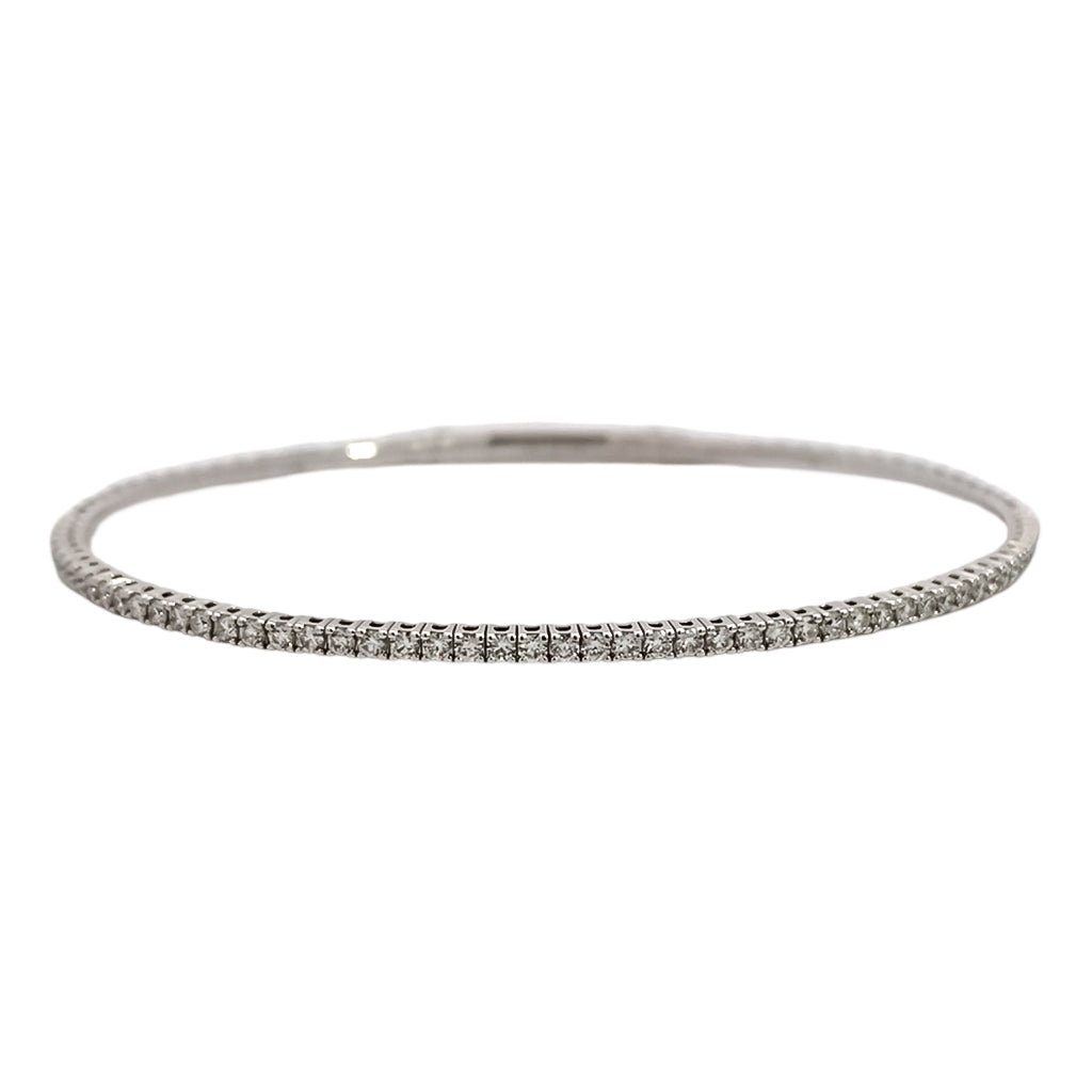 Flexible Diamond Tennis Bangle