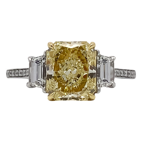 Yellow Diamond Engagement Ring