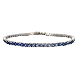 Sapphire Ombre Tennis Bracelet