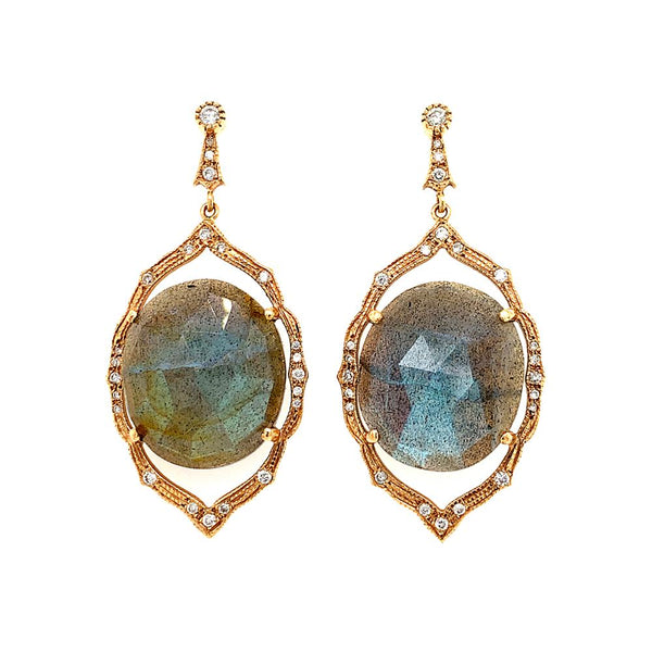 Labradorite Drop Earring